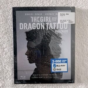 5/$25 The Girl With The Dragon Tattoo DVD Blu Ray Combo Pack